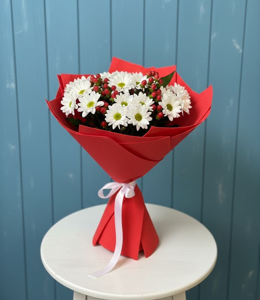 Букет цветов из: Хризантемы в Камышевской