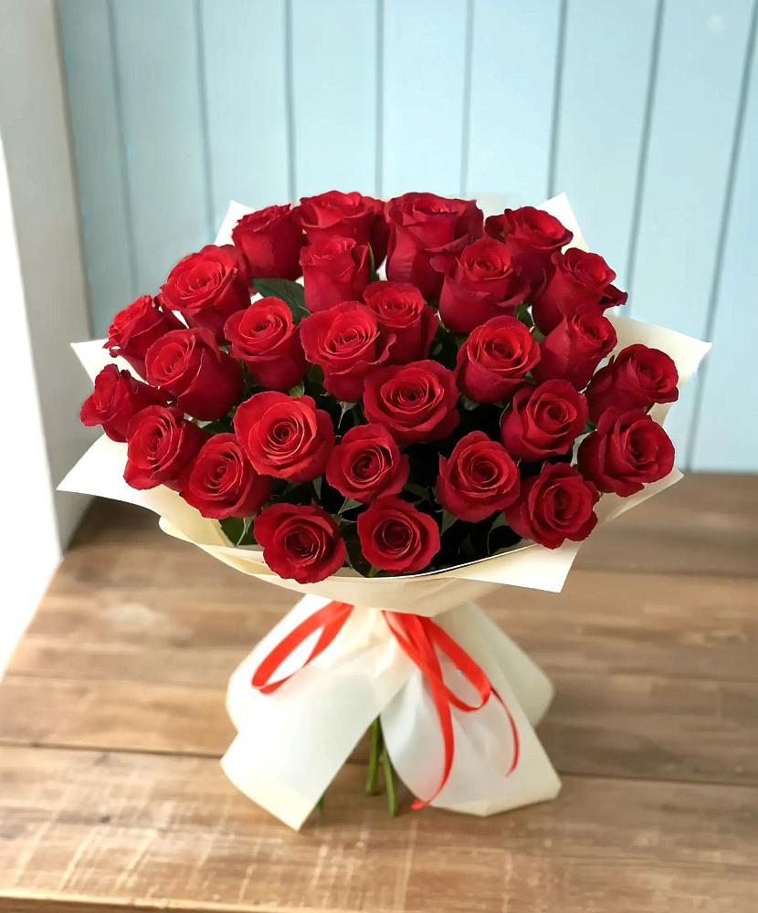 Букет 29 Красных роз в Камышевской