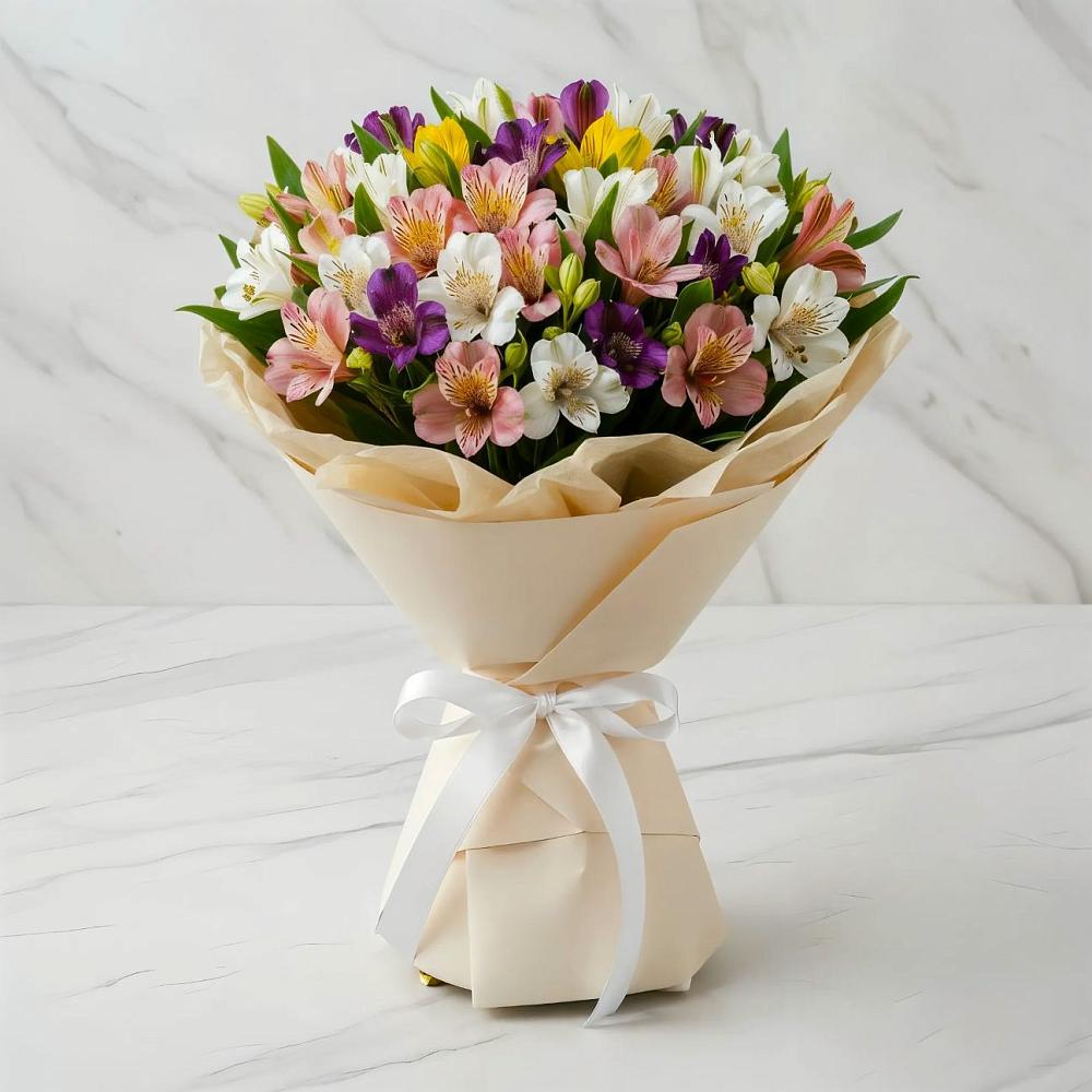 Букет цветов из: Альстромерии в Камышевской