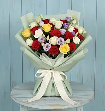 Букет цветов из:  Розы в Камышевской