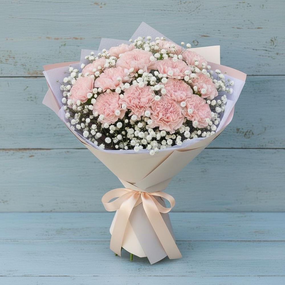 Букет цветов из: Гвоздики в Камышевской