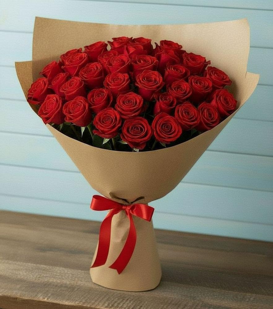 Букет Красные розы Милано в Камышевской