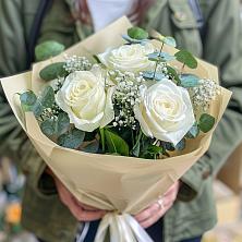 Букет Нежные грёзы в Камышевской Букет цветов из: Розы в Камышевской