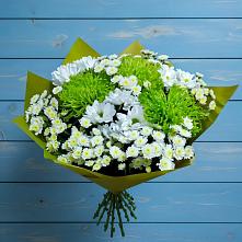 Букет цветов из:  Хризантемы #REPLACE_PRED# Камышевской