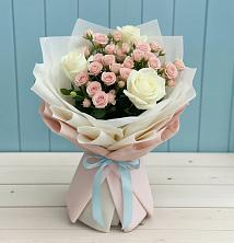 Букет цветов из:  Розы в Камышевской