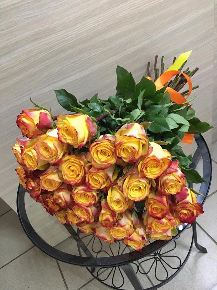 Букет Желтые розы в Камышевской