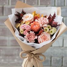 Букет цветов из:  Гвоздики, Хризантемы и Розы #REPLACE_PRED# Камышевской