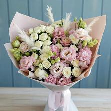 Букет цветов из:  Альстромерии и Розы в Камышевской